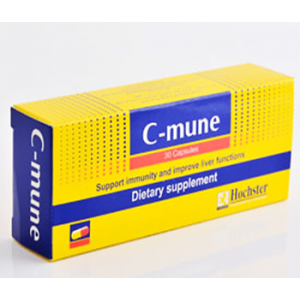 C - mune dietary supplemet Support Immunity & Improve Liver Functions 30 capsules 